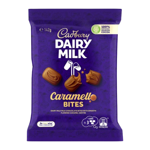 DAIRY MILK CARAMEL BITES - AUSTRALIA PS