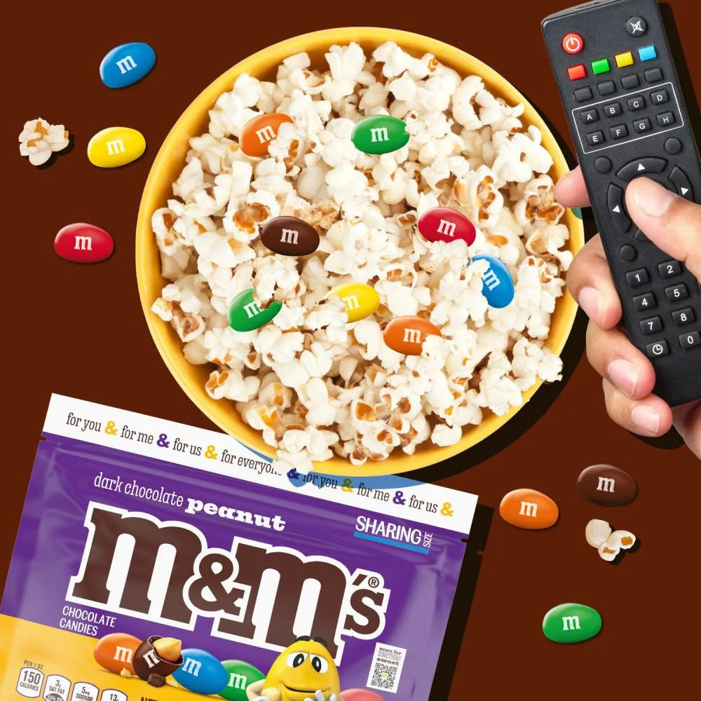 M&Ms DARK CHOCOLATE PEANUT FAMILY SIZE