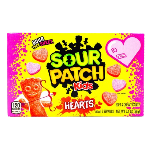 SOUR PATCH KIDS HEARTS THEATRE BOX EC