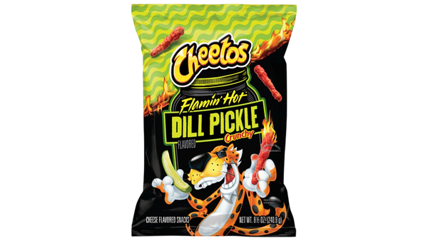 CHEETOS FLAMIN HOT DILL PICKLE CRUNCHY