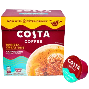 COSTA COFFEE CAPUCCINO CREAMY AND FROTHY - RARE NEW ITEM AS