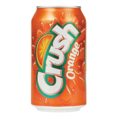 CRUSH ORANGE MADE IN USA 355ML