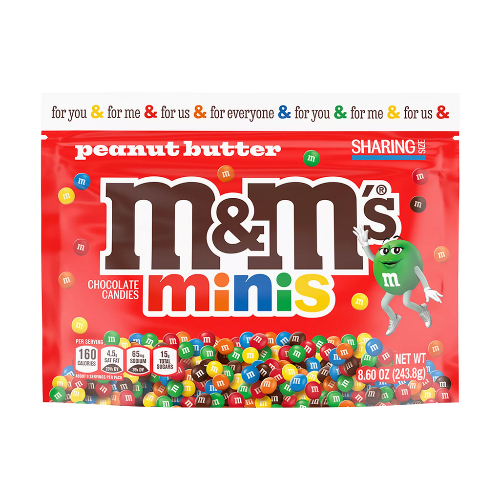 M&M's MINIS PEANUT BUTTER - SHARING SIZE