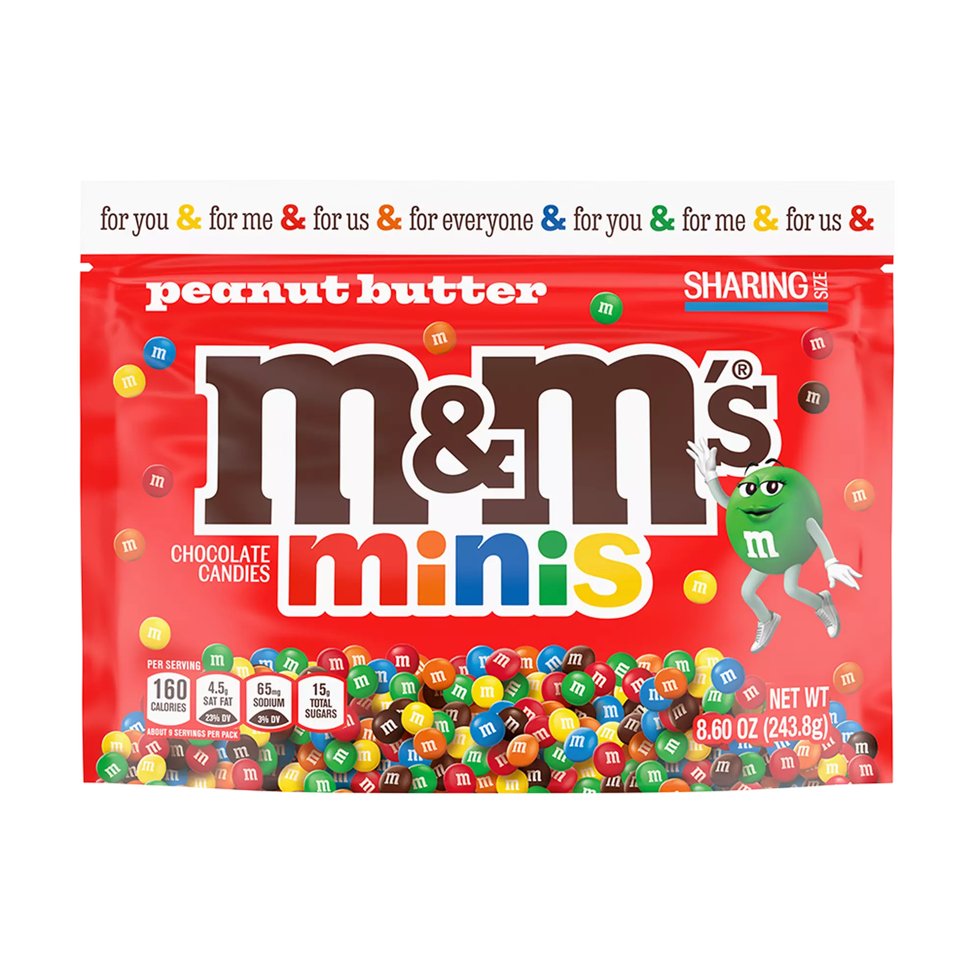 M&M's MINIS PEANUT BUTTER - SHARING SIZE