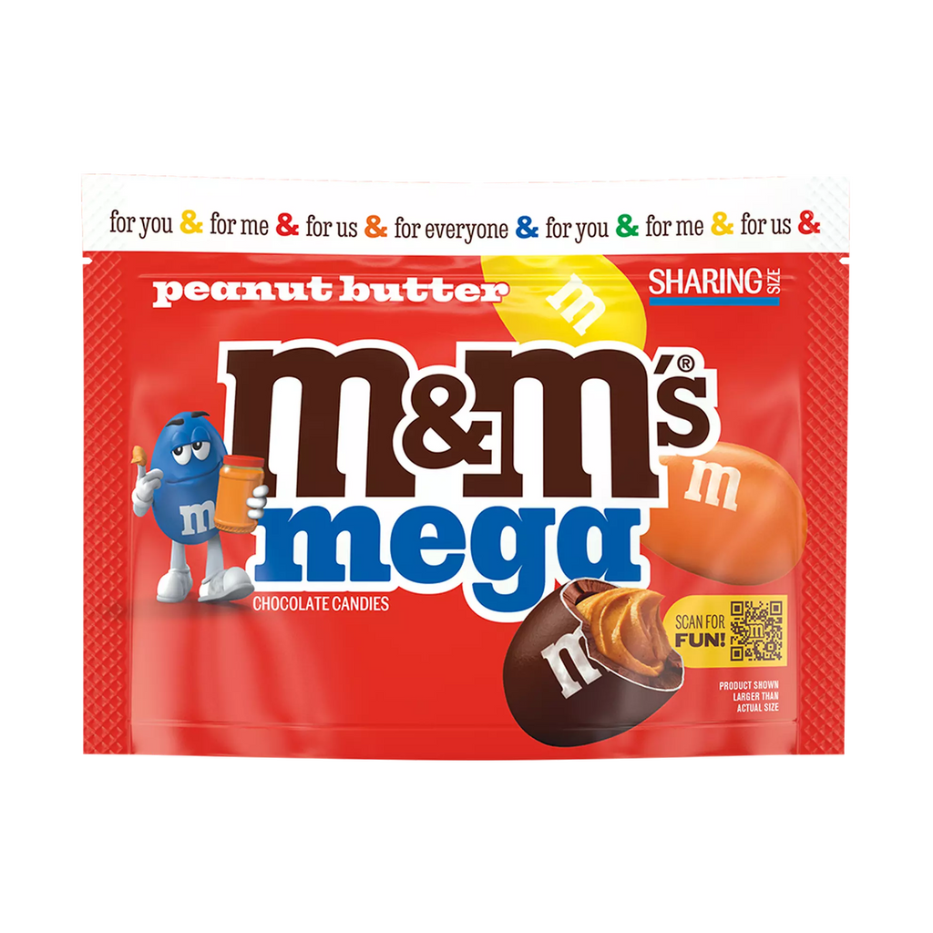 M&Ms PEANUT BUTTER MEGA SHARING BIG BAG