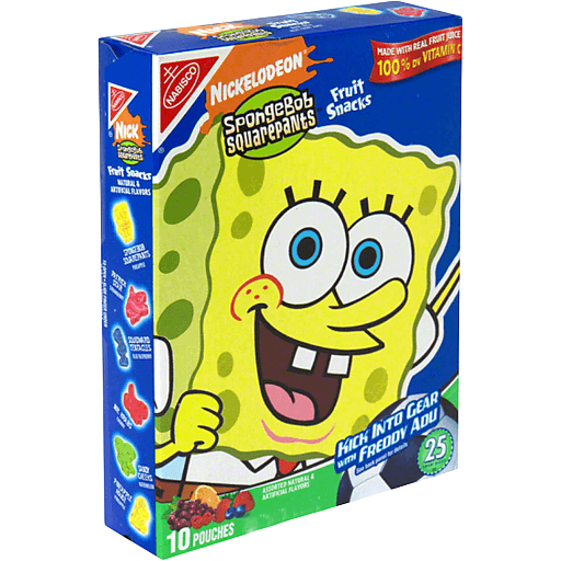 SPONGE BOB FRUIT SNACKS
