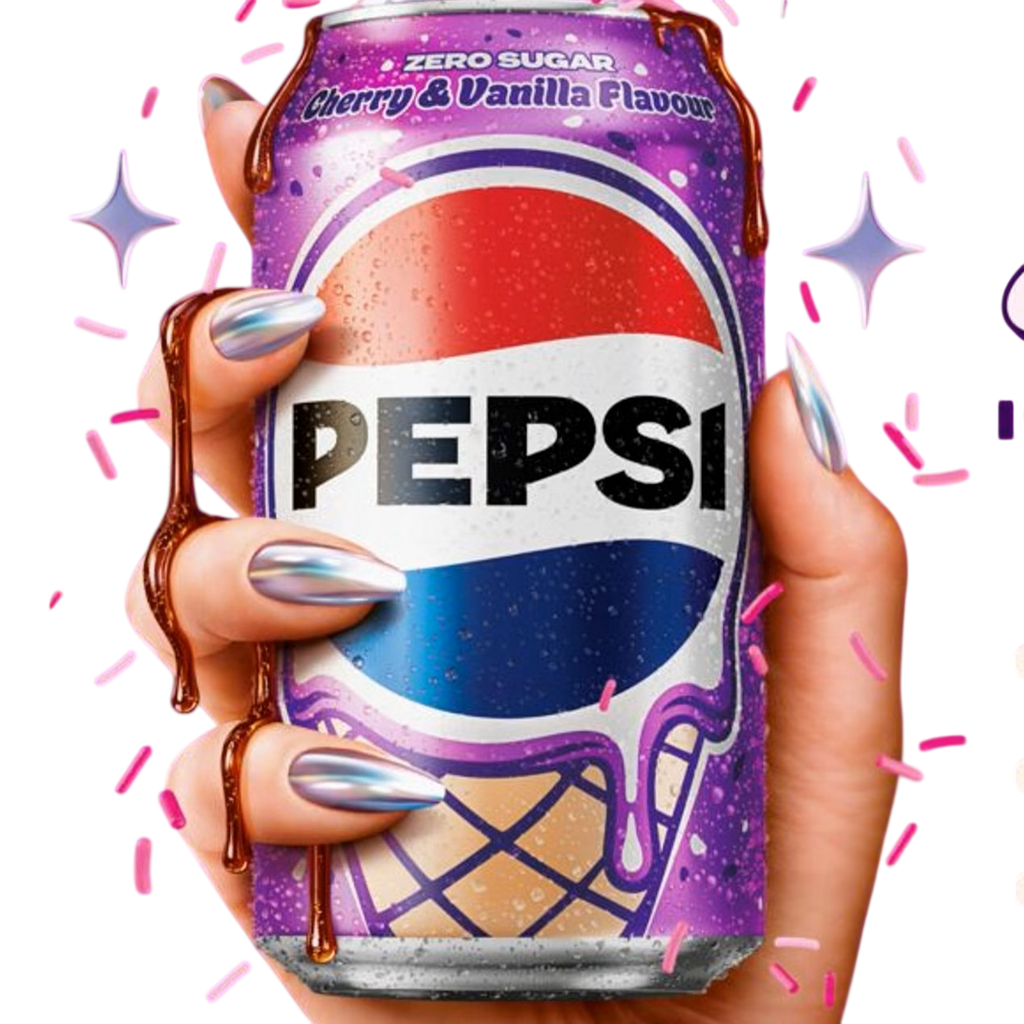 PEPSI CHERRY & VANILLA ICE CREAM - SUPER RARE