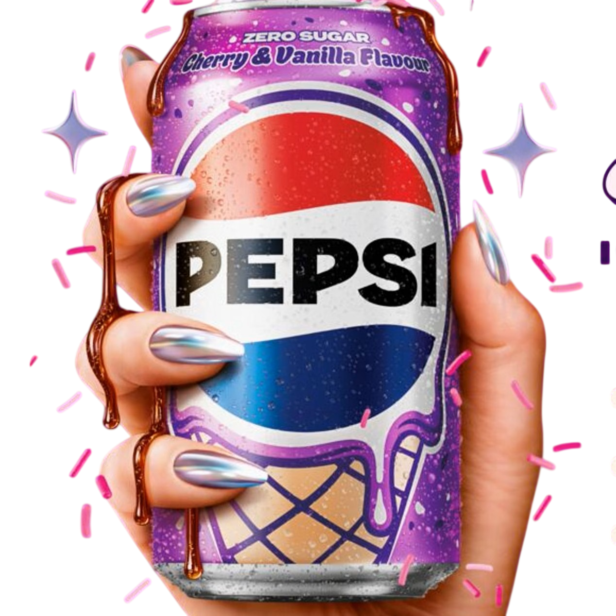 PEPSI CHERRY & VANILLA ICE CREAM - SUPER RARE