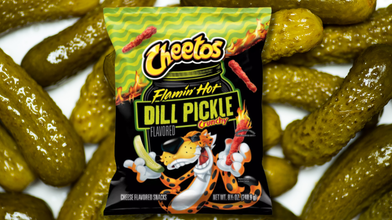 CHEETOS FLAMIN HOT DILL PICKLE CRUNCHY