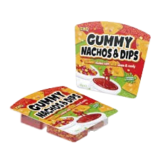 GUMMY NACHOS AND DIPS