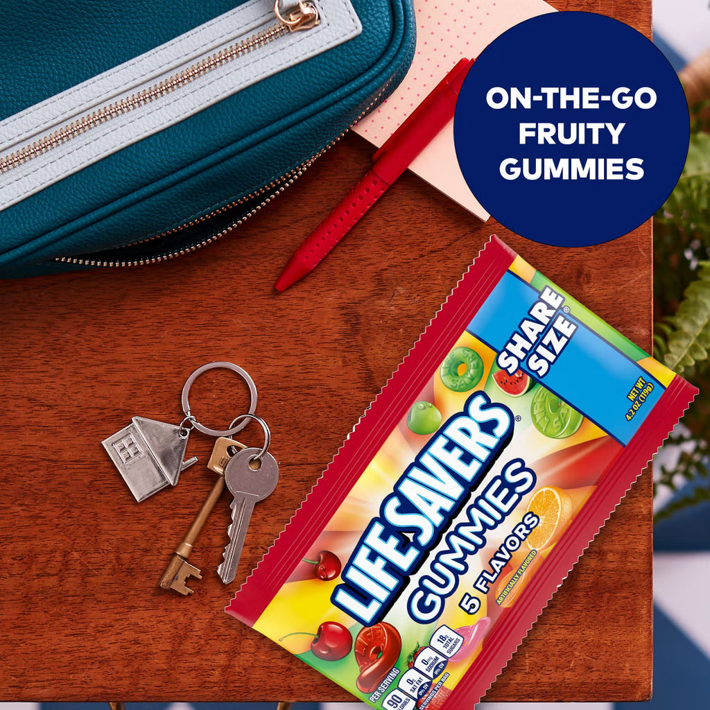LIFESAVERS GUMMIES 5 FLAVORS SHARE SIZE - NEW ITEM