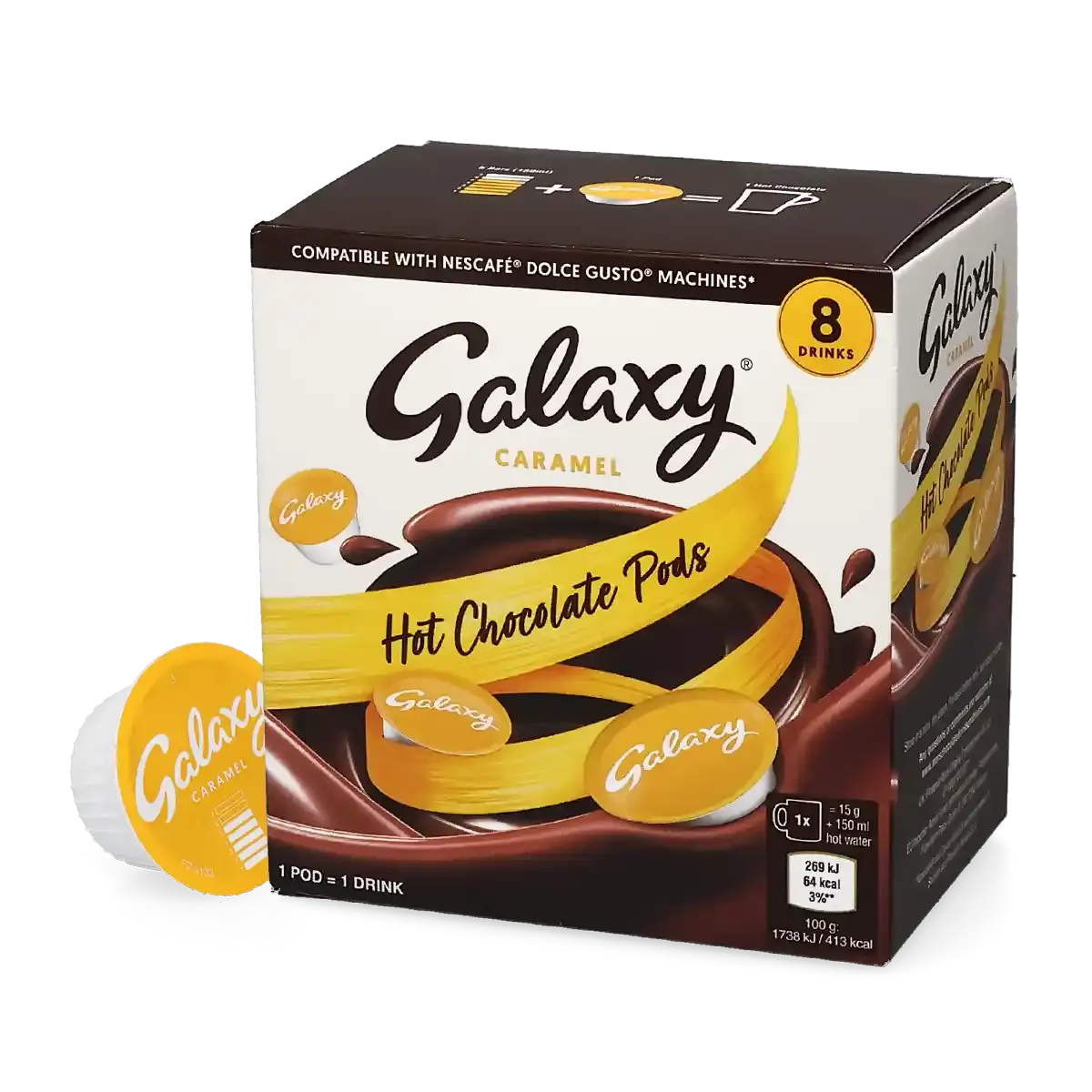 GALAXY CARAMEL PODS AS