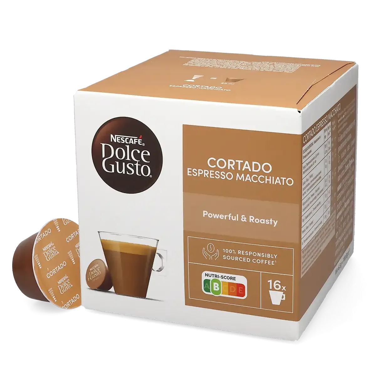 Cortado 16 pods for Dolce Gusto