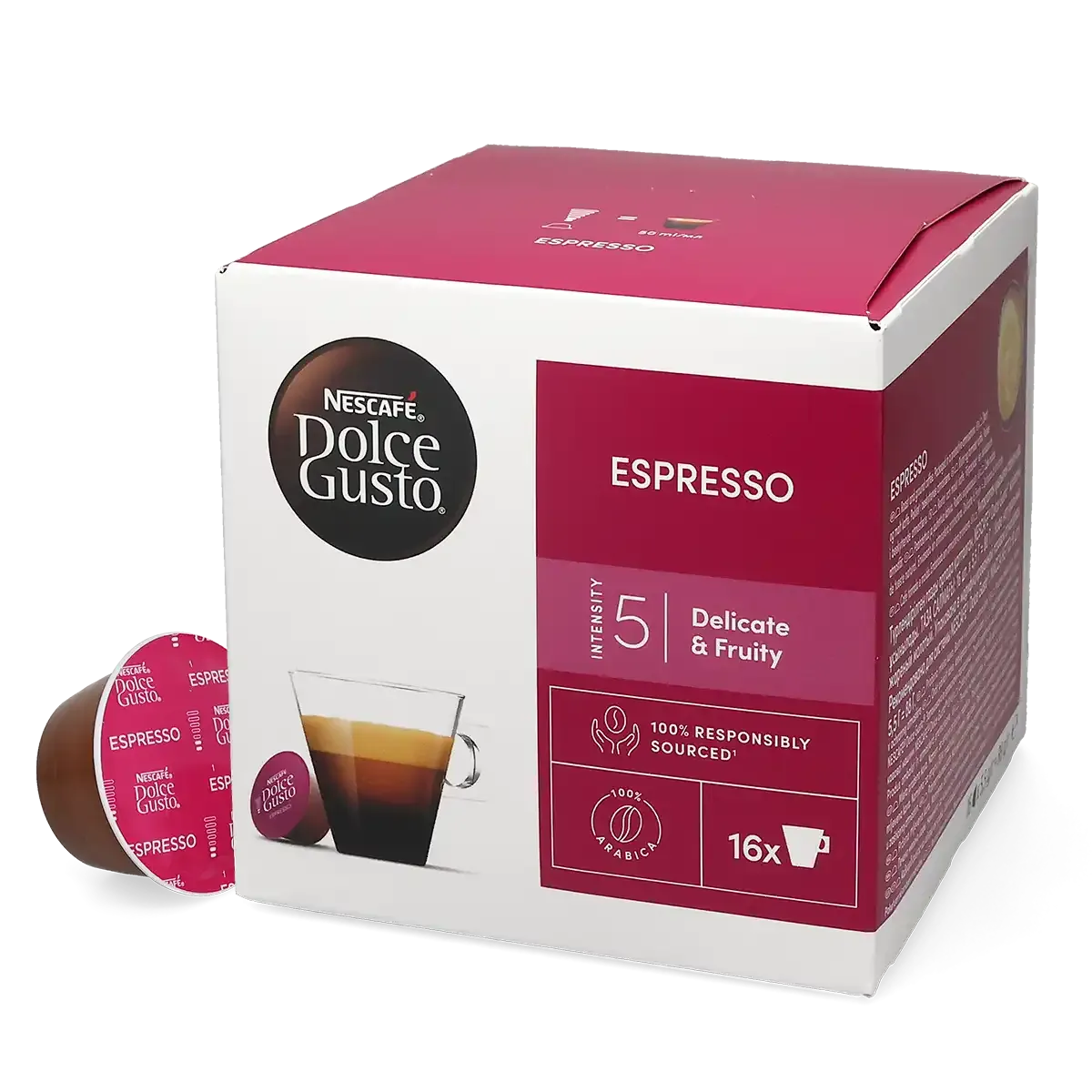 Espresso 16 pods for Nescafé Dolce Gusto