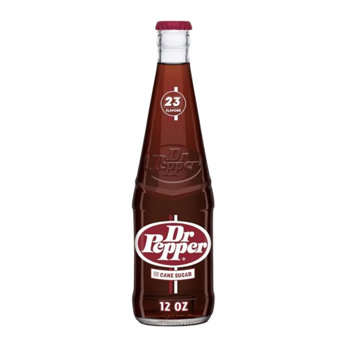 DR PEPPER GLASS BOTTLE - USA SUPER RARE