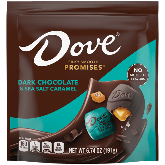 DOVE DARK CHOCOLATE & SEA SALT