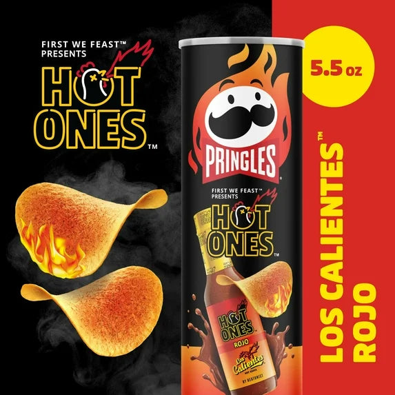 PRINGLES HOT ONES LOS CALIENTES ROJOS