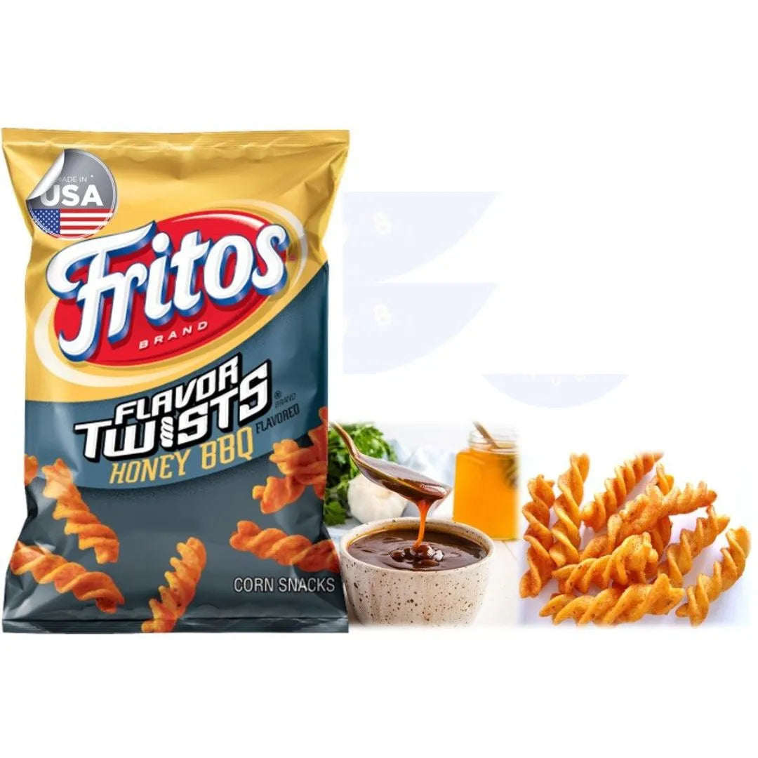 Fritos Honey BBQ Flavor Twists Corn Chips - PARTY SIZE