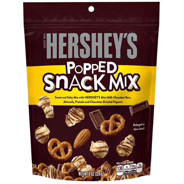 HERSHEYS POPPED SNACK SHARE SIZE