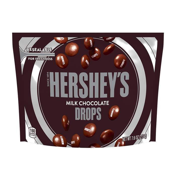 HERSHEYS MILK CHOCOLATE DROPS BIG BAG