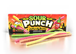 SOUR PUNCH SCORCHIN STRAWS PS