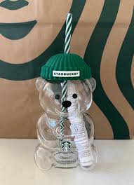 STARBUCKS 2026 BEARISTA CRYSTAL GLASS COLD CUP
