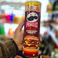 PRINGLES BURGUER KING BACON DOUBLE CHEESE XL - LIMTED EDITION LS