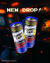 CANDYCAN PAC MAN CHERRY CANDY