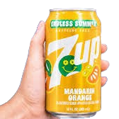 7UP  ENDLESS MANDARIN ORANGE - LIMITED EDITION