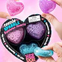 NEEDOH SPARKLE SQUEEZE HEARTS - 3PACK - LIMITED EDITION - ORIGINAL SCHYLLING MK