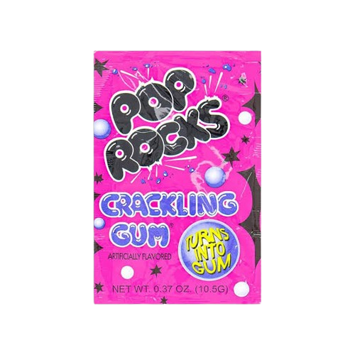 POP ROCKS CRACKLING GUM - MADE IN USA