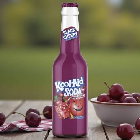 KOOL-AOD BLACK CHERRY SODA USA