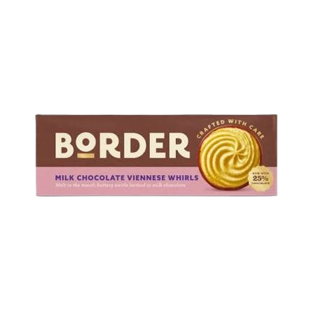 BORDER MILK CHOCOLATE VIENNESE WHIRLS