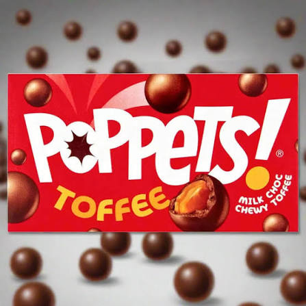 POPPETS TOFFEE MILK CHOCOLATE