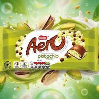 Aero Pistachio Flavour Milk Chocolate Sharing Bar