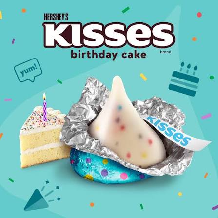 HERSHEYS KISSES BIRTHDAY CAKE - SHARE BAG - MADE IN USA