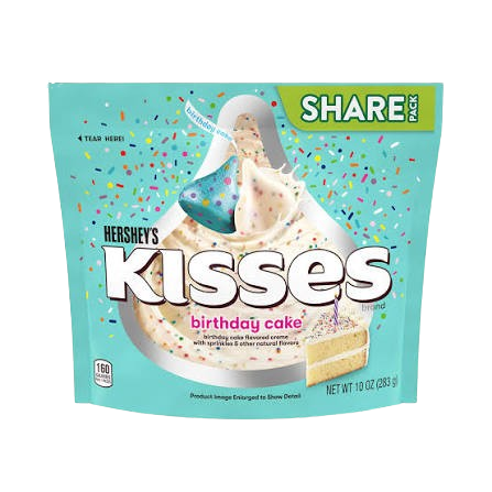 HERSHEYS KISSES BIRTHDAY CAKE - SHARE BAG - MADE IN USA