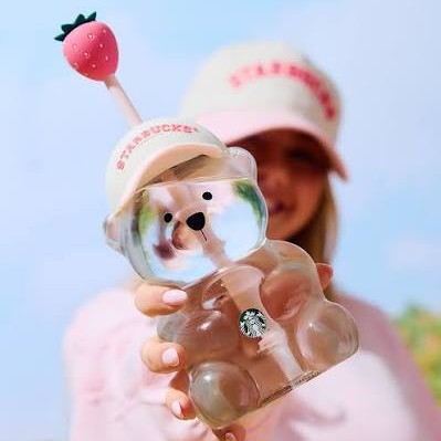 STARBUCKS PINK BEARISTA CUP - LIMITED EDITION