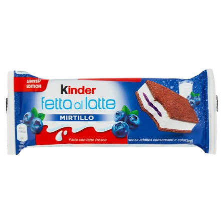 KINDER FETTA AL LATTE MIRTILLO - LIMITED EDITION - SUPER RARE