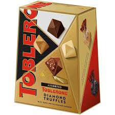 TOBLERONE DIAMOND TRUFFLES DARK & WHITE