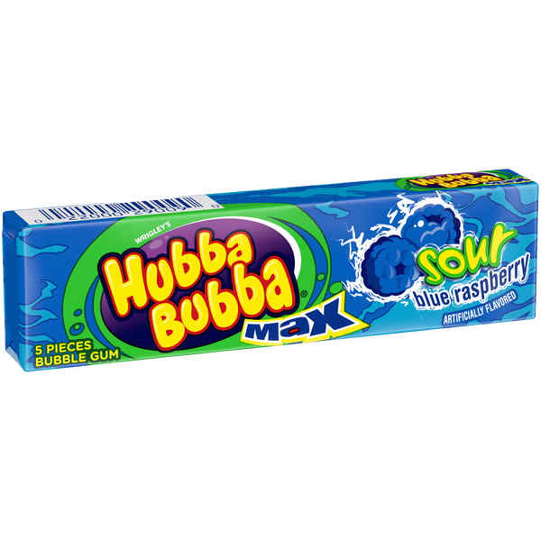 HUBBA BUBBA SOUR BLUE RASPBERRY