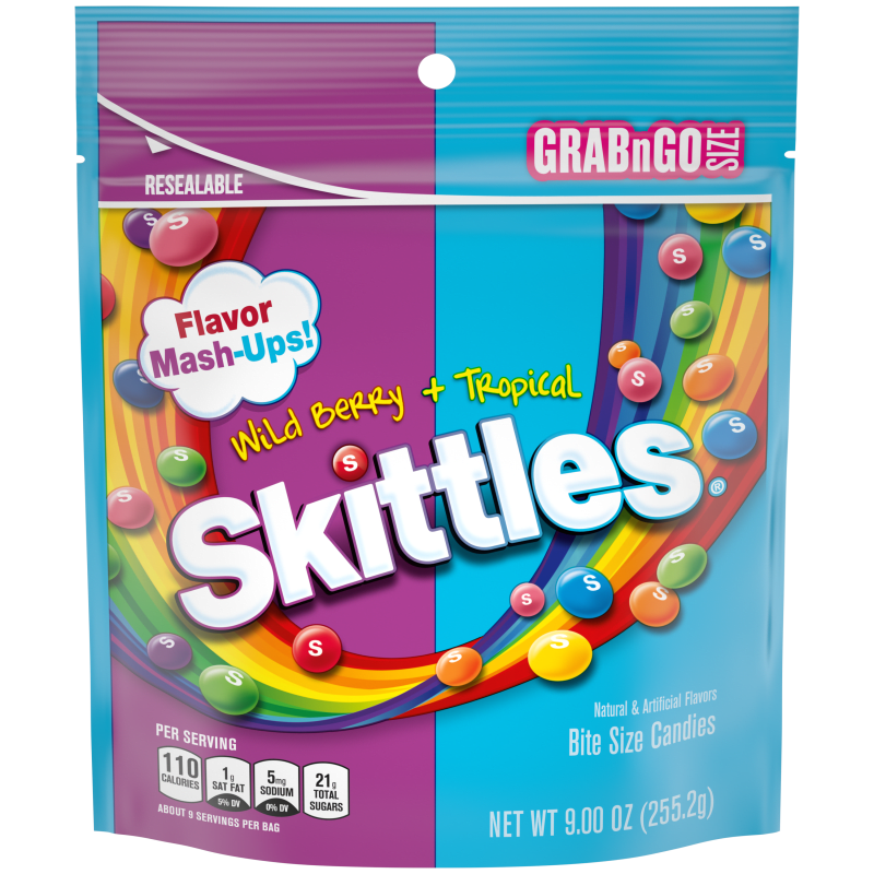 SKITTLES WILD BERRY + TROPICAL LIMITED EDITION EC
