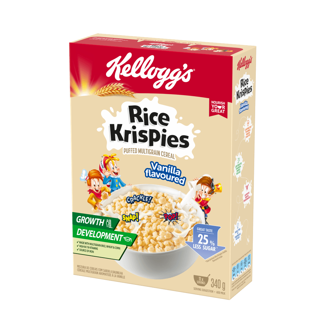 KELLOGS RICE KRISPIES VANILLA CEREAL - EXCLUSIVE IN UAE