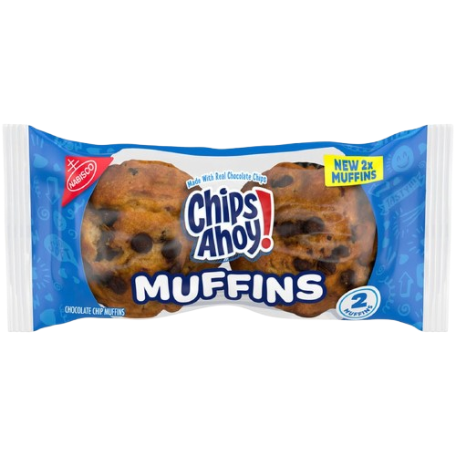CHIPS AHOY MUFFIN PACK OF 2 EC