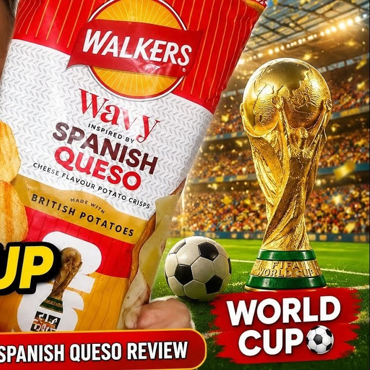 LAYS WALKERS SPANISH WAVY QUESO - WORLD CUP LIMITED EDITION