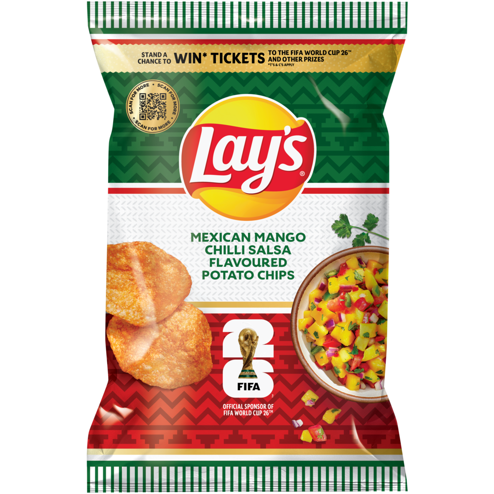 LAYS MEXICAN MANGO CHILLI SALSA - WORLD CUP LIMITED EDITION