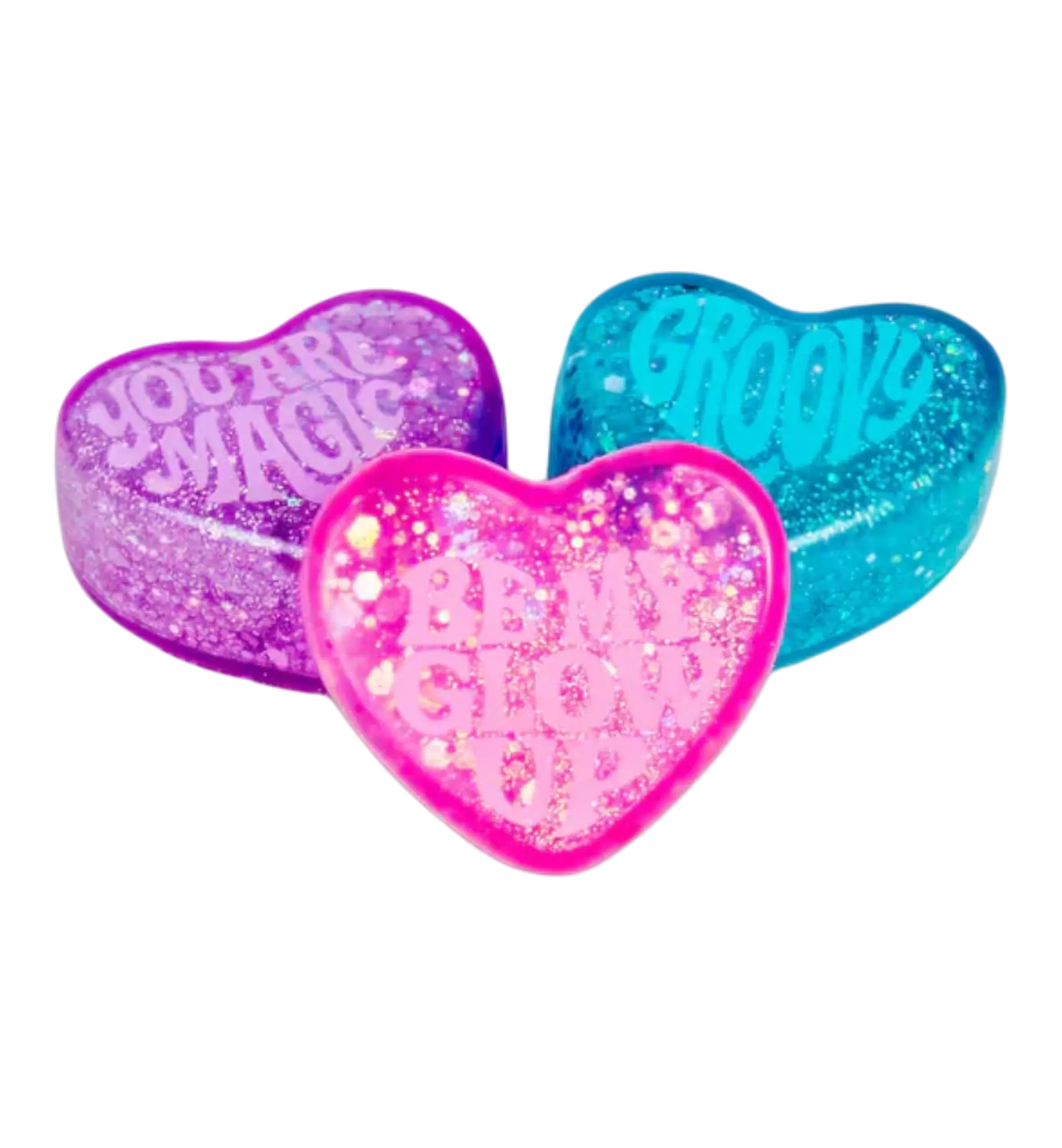 NEEDOH SPARKLE SQUEEZE HEARTS - 3PACK - LIMITED EDITION - ORIGINAL SCHYLLING MK