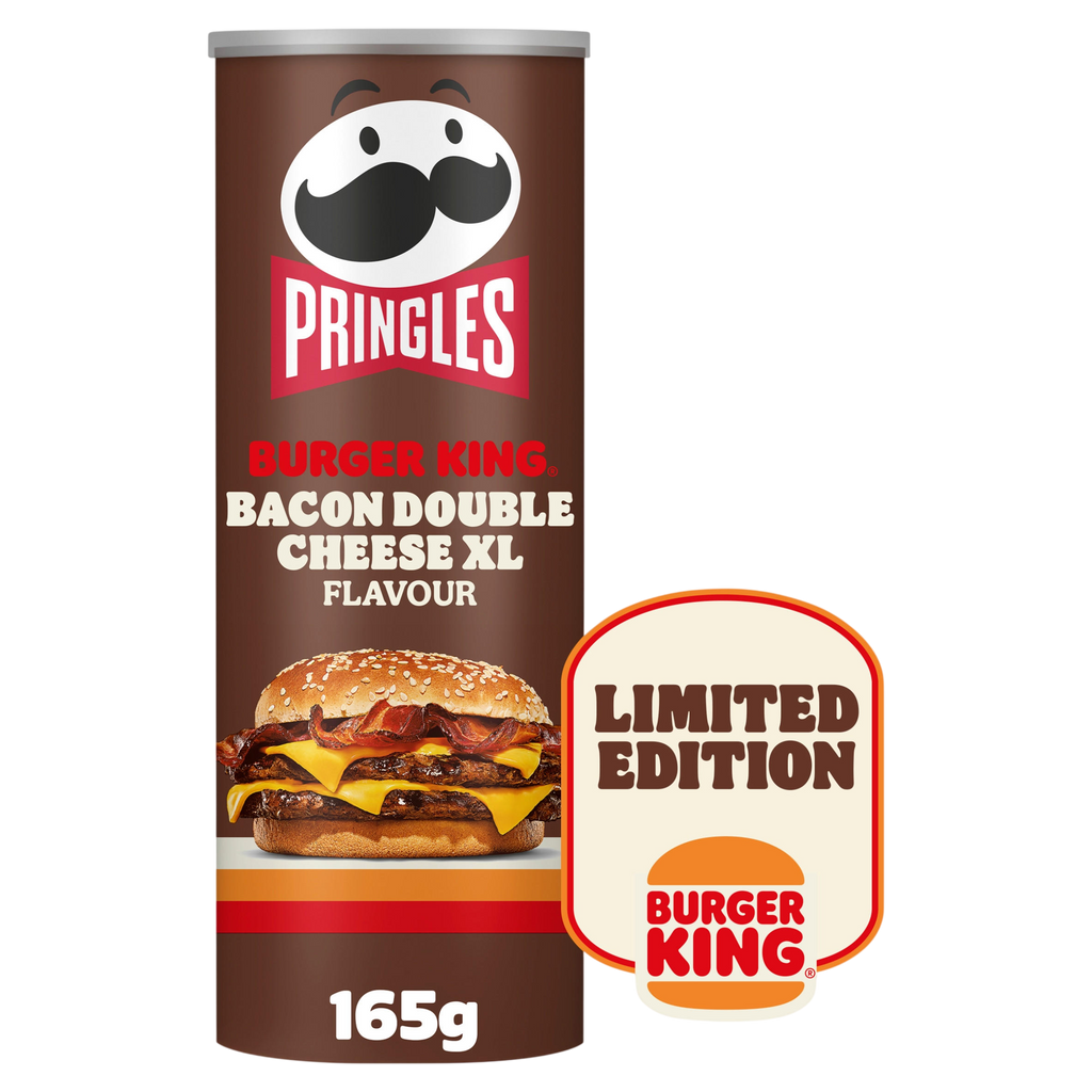 PRINGLES BURGUER KING BACON DOUBLE CHEESE XL - LIMTED EDITION LS