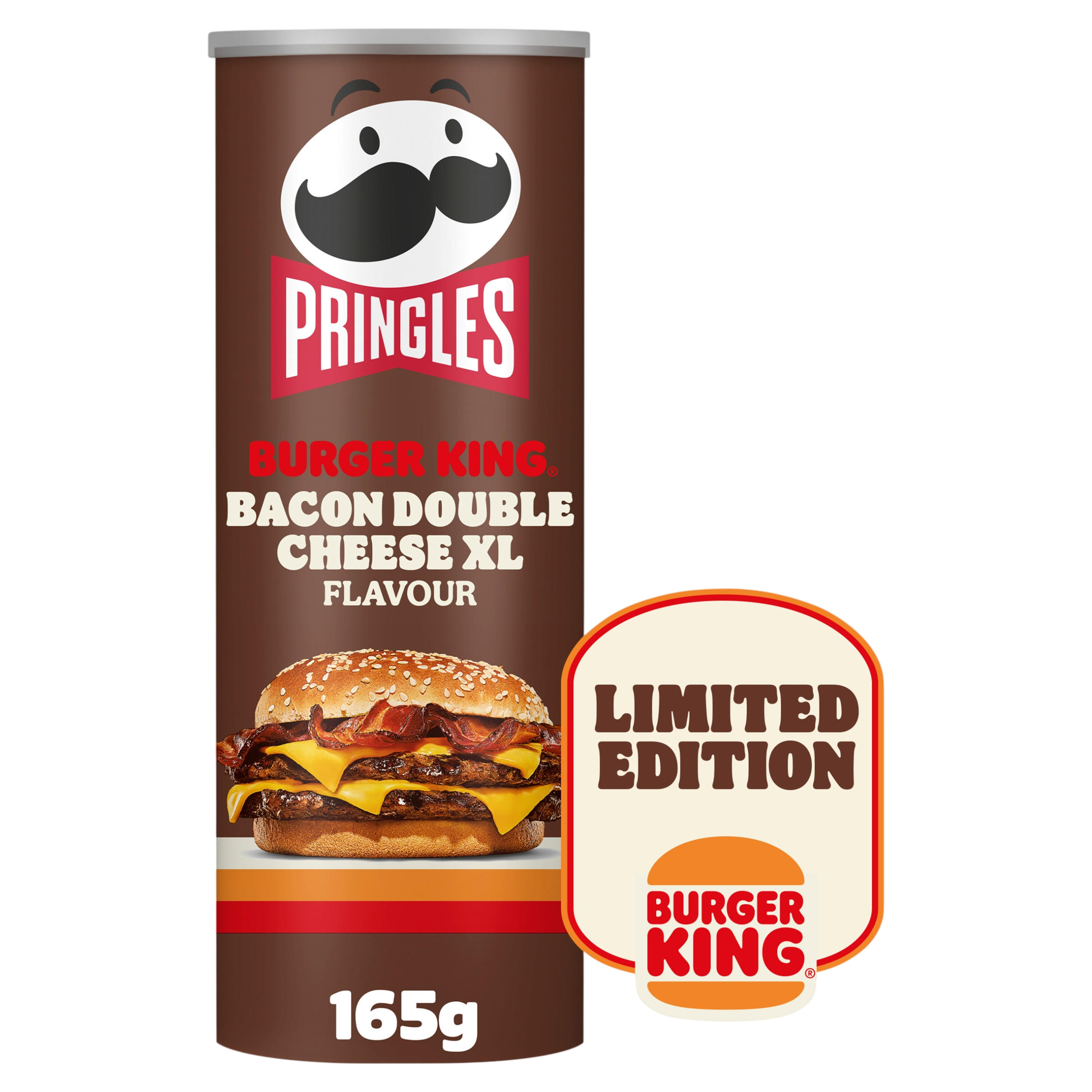 PRINGLES BURGUER KING BACON DOUBLE CHEESE XL - LIMTED EDITION LS