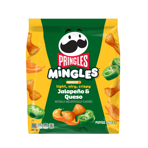 NEW PRINGLES MINGLES JALAPENO Y QUESO
